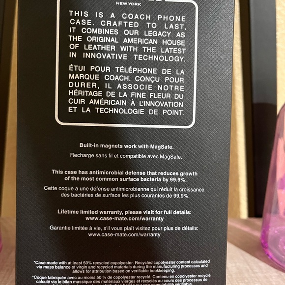 Coach Protective Case for IPhone 15 PRO NIB - Picture 5 of 5